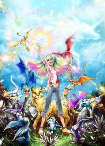 File:A girl with rainbow hair.jpg