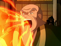 Iroh crache feu