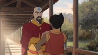 Tenzin rassure Korra