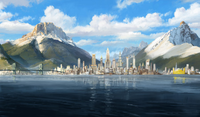La ligne d'horizon de la Cité de la République