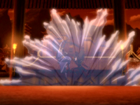 Katara gèle Azula