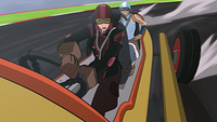 Asami et Korra font la course
