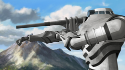 Spirit energy cannon taking aim