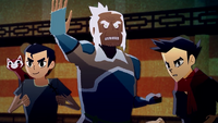 Toza saving young Mako and Bolin
