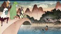 Wan is denied access to the oasis