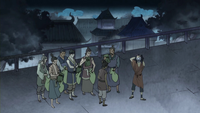 Rebels putting on masks