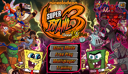 Nick Games Super Brawl 2 Characters