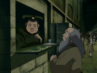 Ticket woman and Iroh