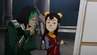 Huan felicitando a Ikki