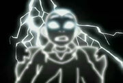 Aang shutted by lighting of Azula