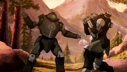 Meca trajes del Imperio Tierra