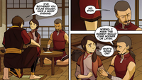 Ikem encouraging Zuko