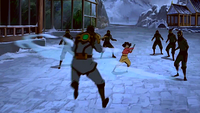 Jinora vuela al Teniente