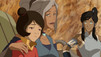 Kya, Jinora, y Korra