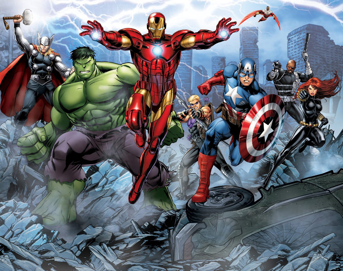 Image Marvels Avengers Assemble Full Wall Muraljpg Marvels