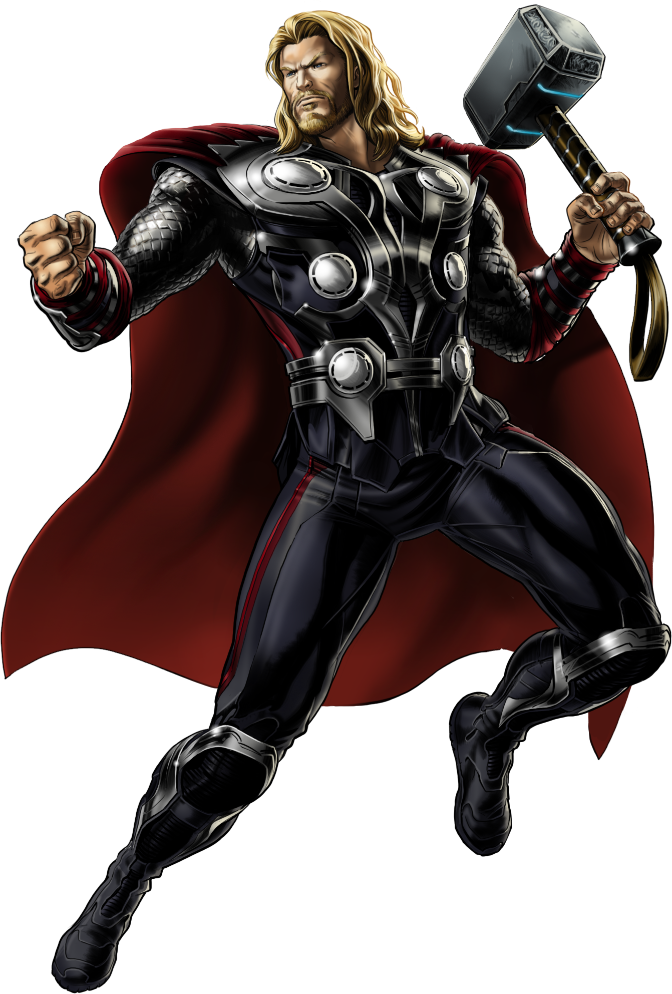 Image Avengers Thor Right Portrait Artpng Marvel Avengers