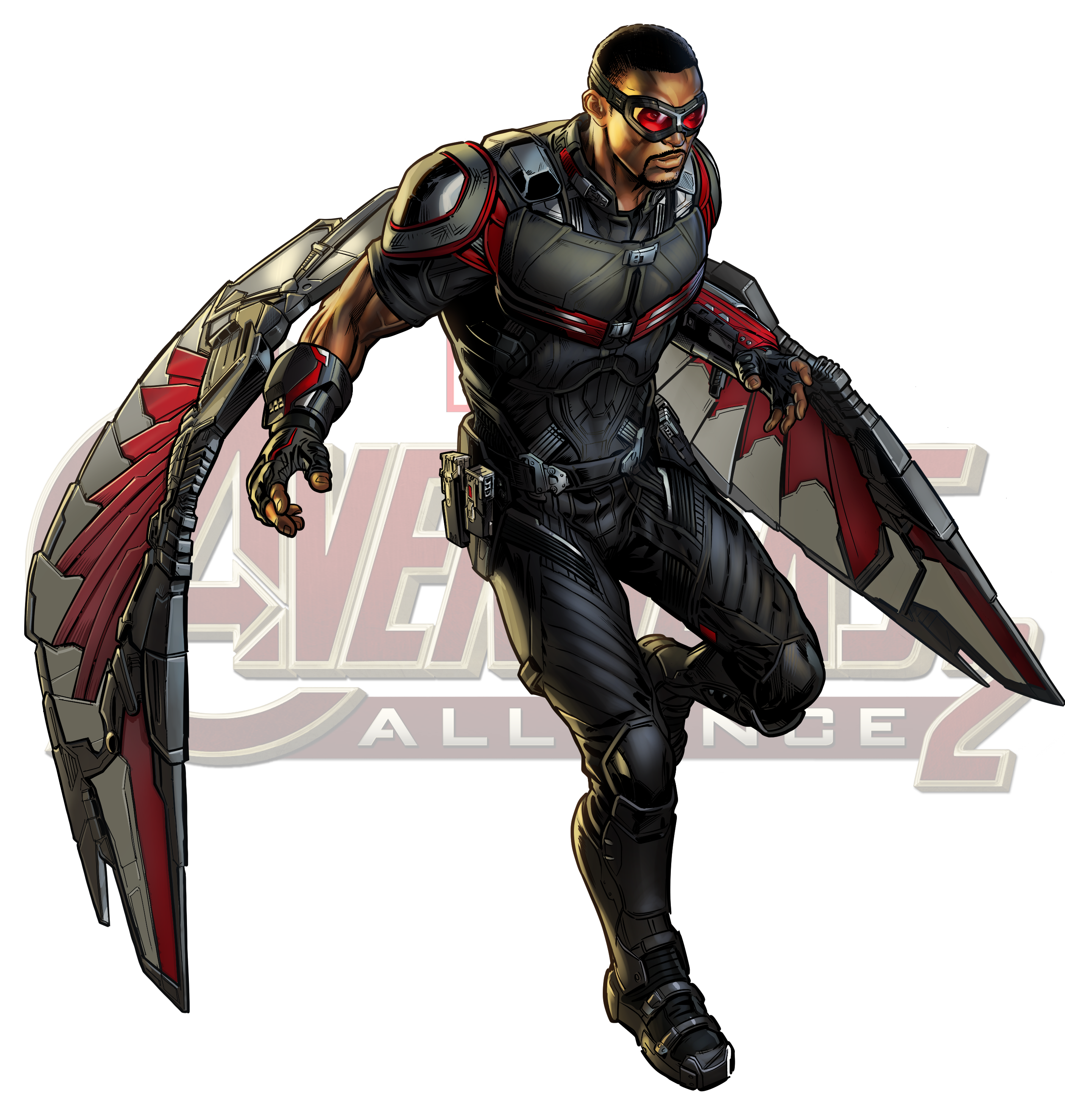 suit falcon marvel wings