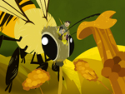 Bees pollinate 1