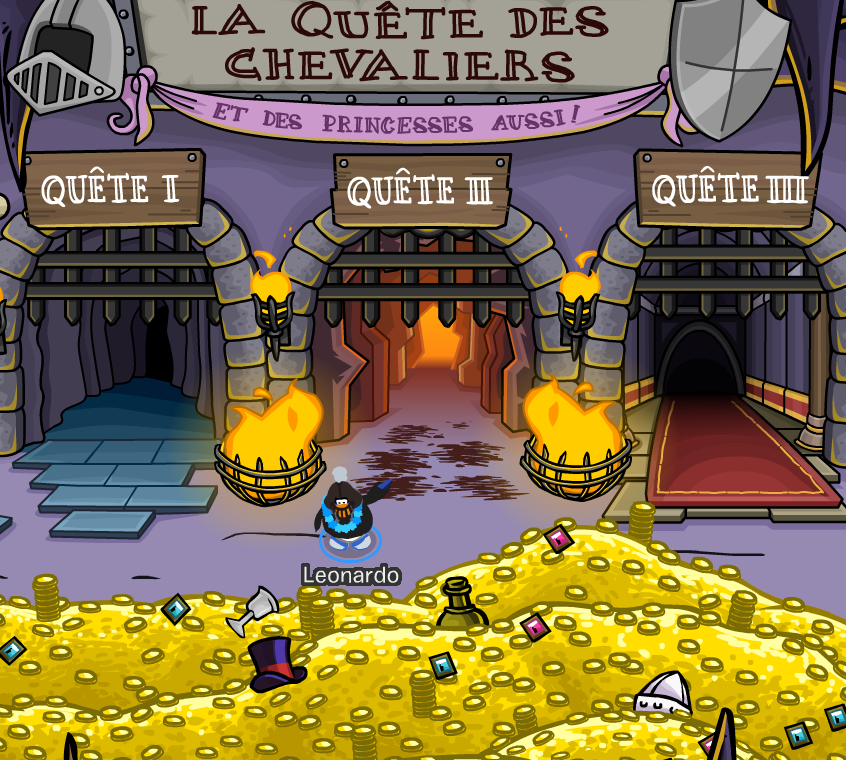 La fête médiévale sur Aventure Pingouin