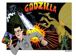 Normal AVGN Godzilla by mikematei