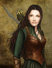 Woudelf (Tauriel, a Silvan Elf by Simaell on DeviantArt)