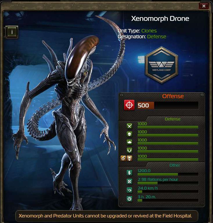 Alien Xenomorph Drone