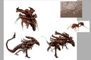 red xenomorph queen