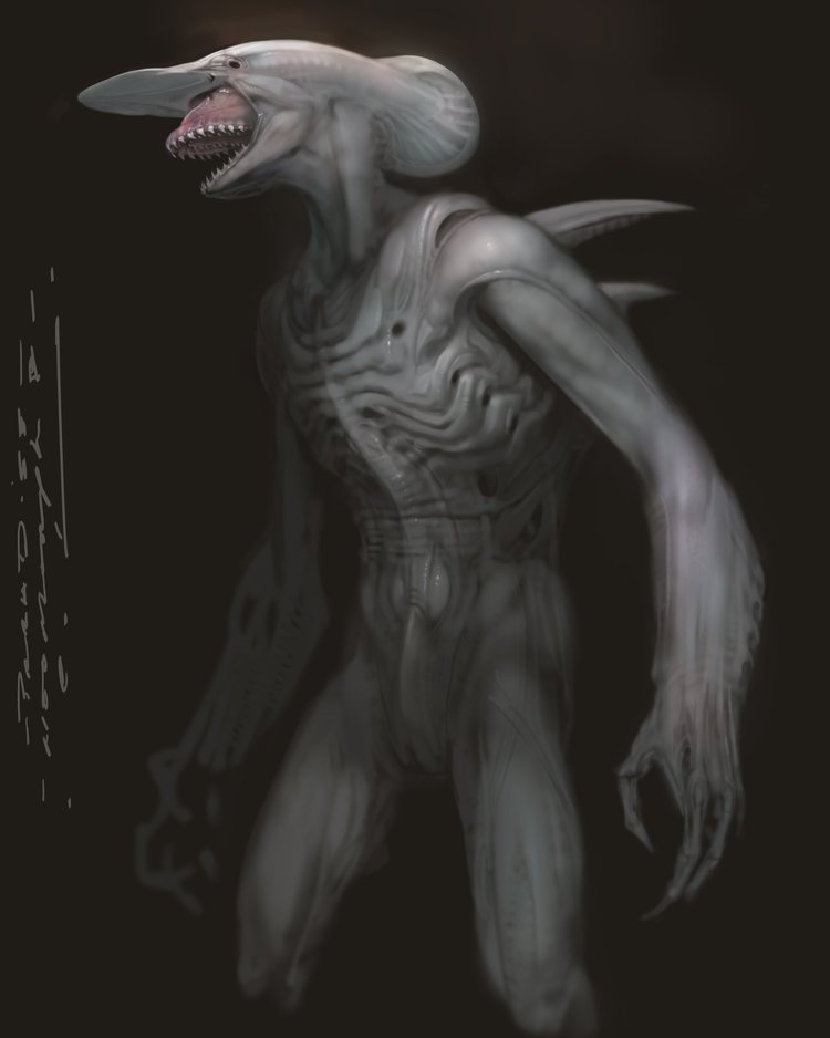 White Xenomorph Alien Covenant