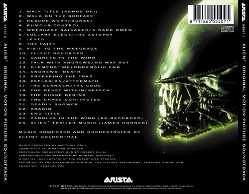 Alien 3 Soundtrack