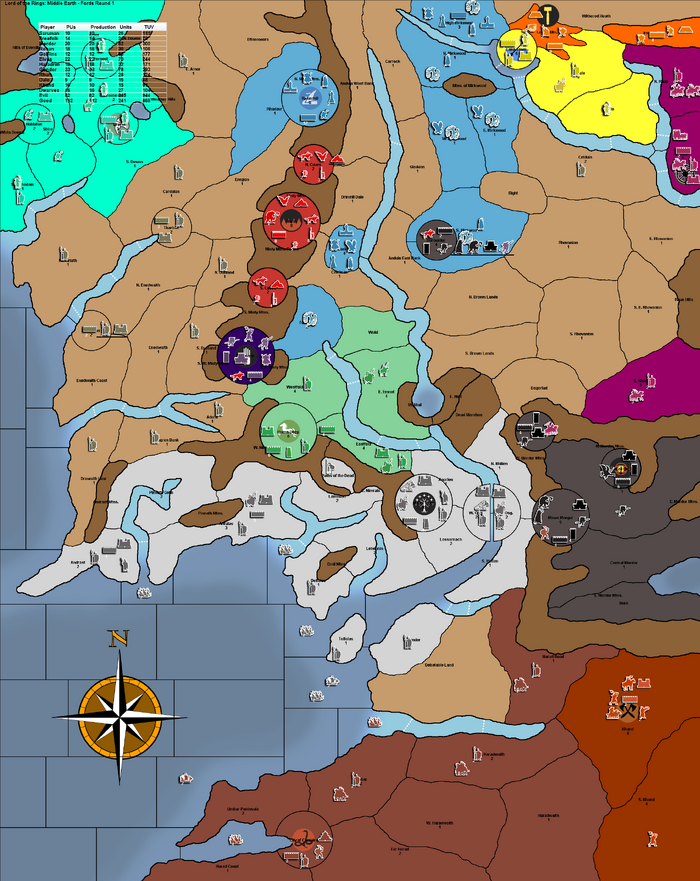 Lord of the Rings Middle Earth - Fords