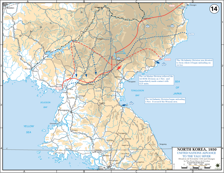 strategic war map korean war strategic war map korean war