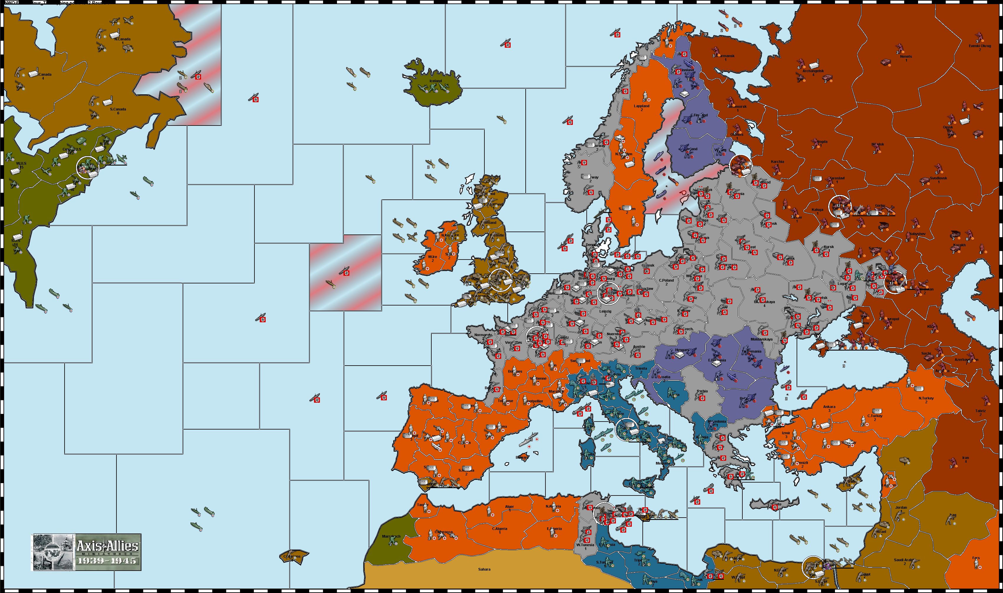 axis and allies 1942 strategy