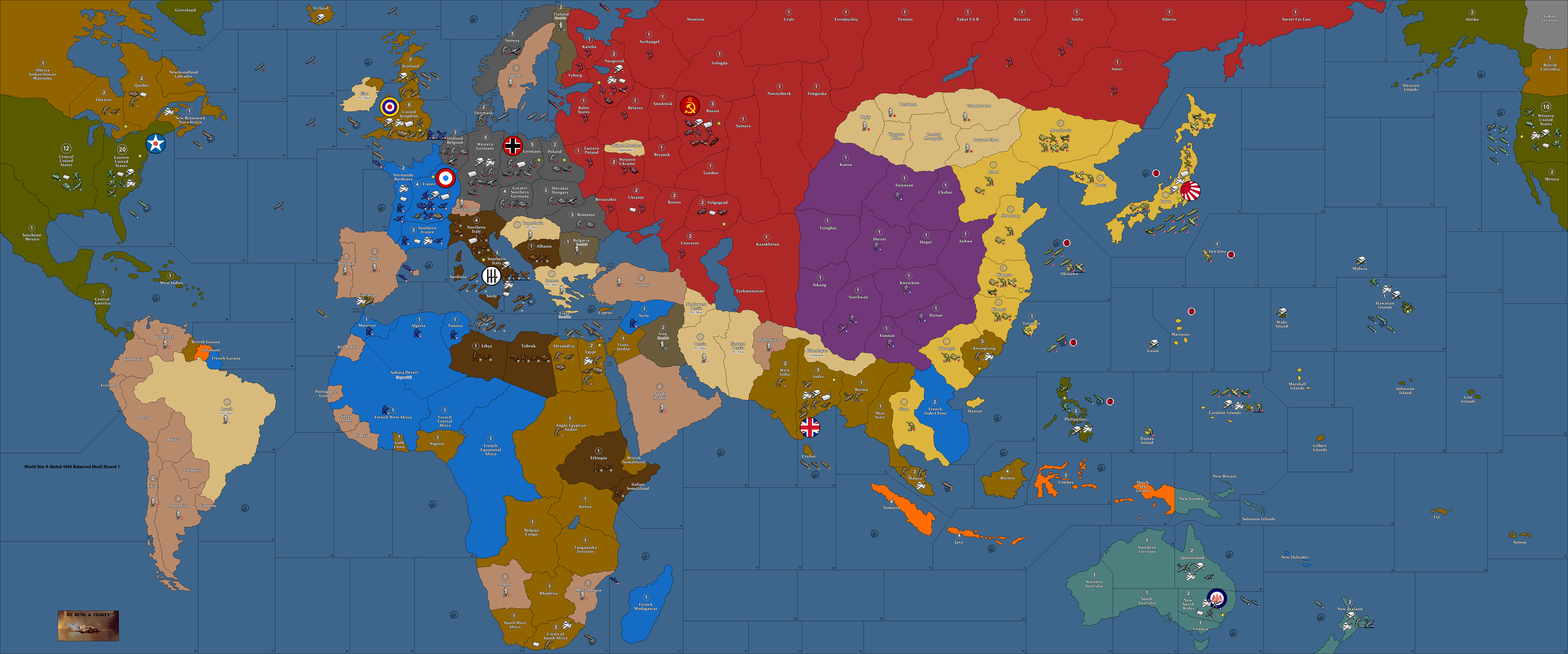 World War Ii Global 1940 Balanced Mod3 Axis Allies Wiki Fandom
