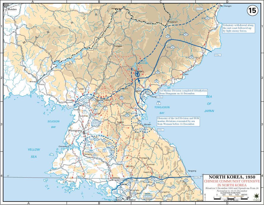 strategic war map korean war strategic war map korean war