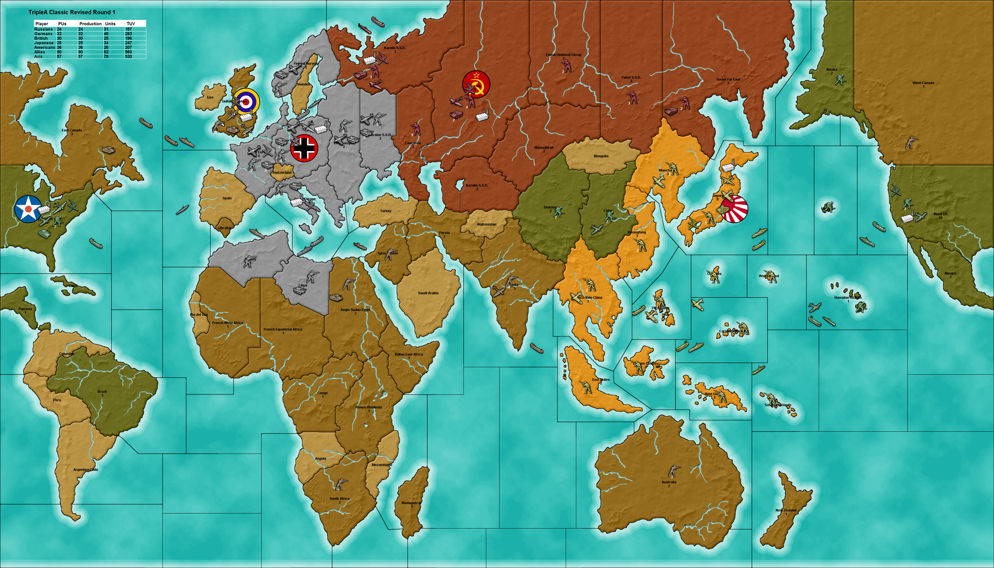 TripleA Classic Revised | Axis & Allies Wiki | Fandom