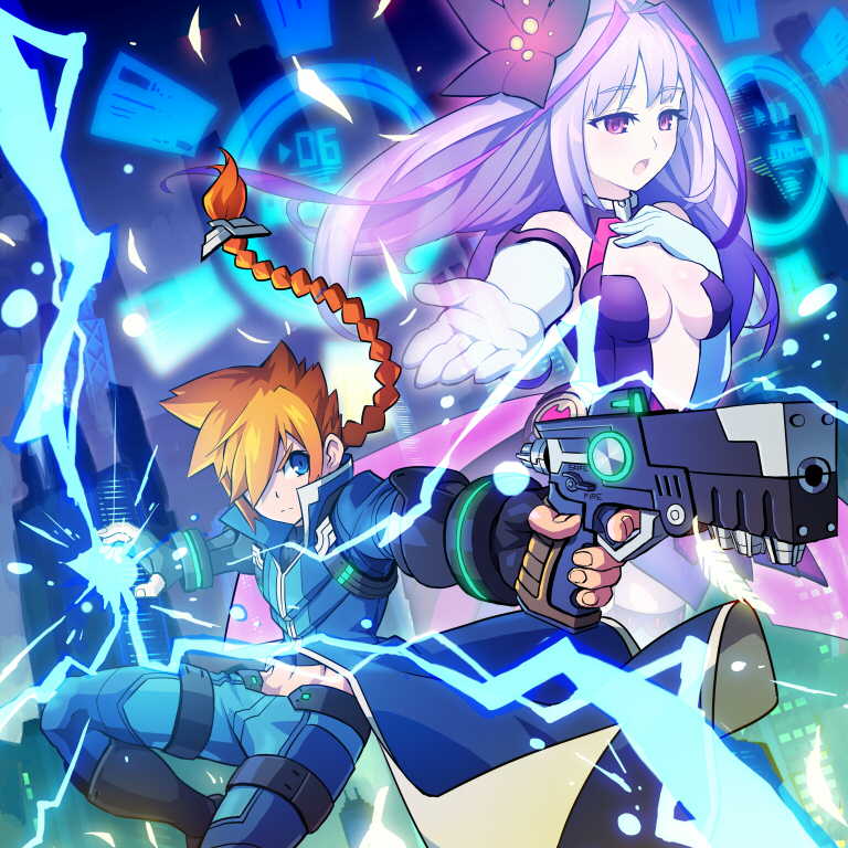 azure striker gunvolt azure striker gunvolt