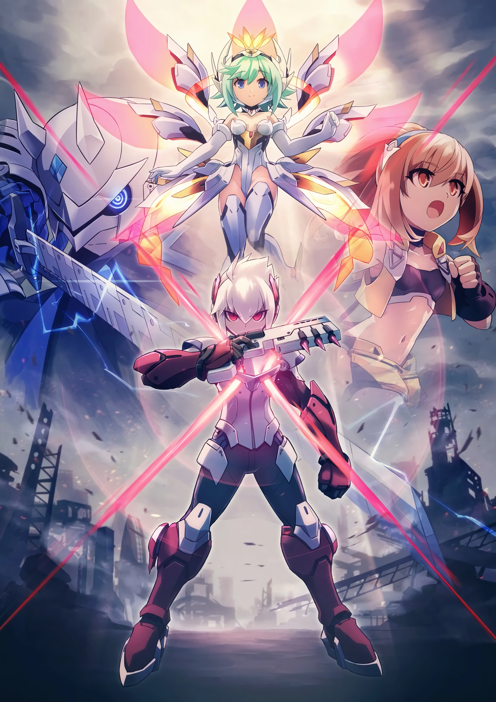 azure striker gunvolt all