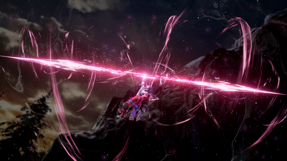 Kilik unleashing his Soul Charged Critical Edge attack
