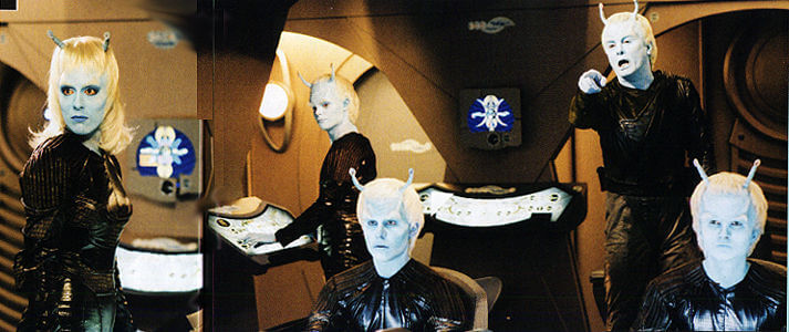 Andorian crew on their ship