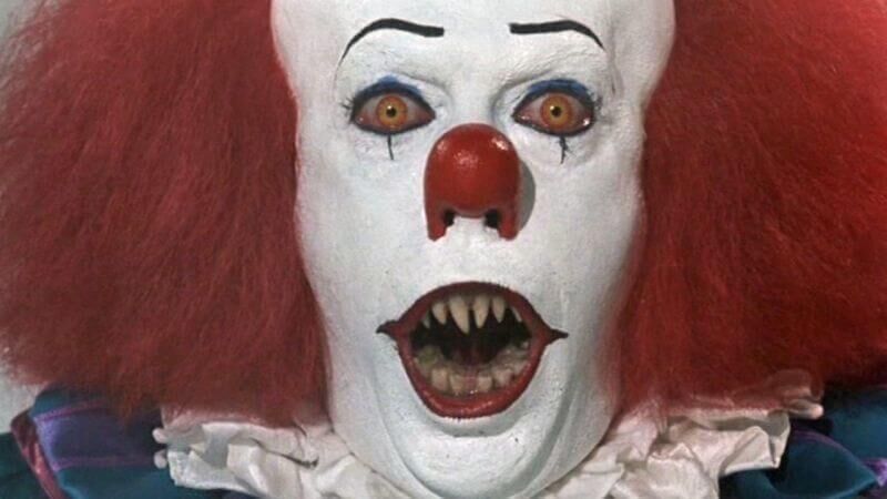 Stephen King It clown scary face
