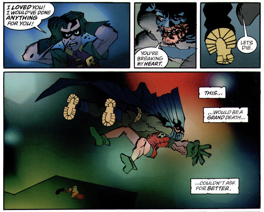 Dead Robin Dick Grayson Batman The Dark Knight Strikes Again