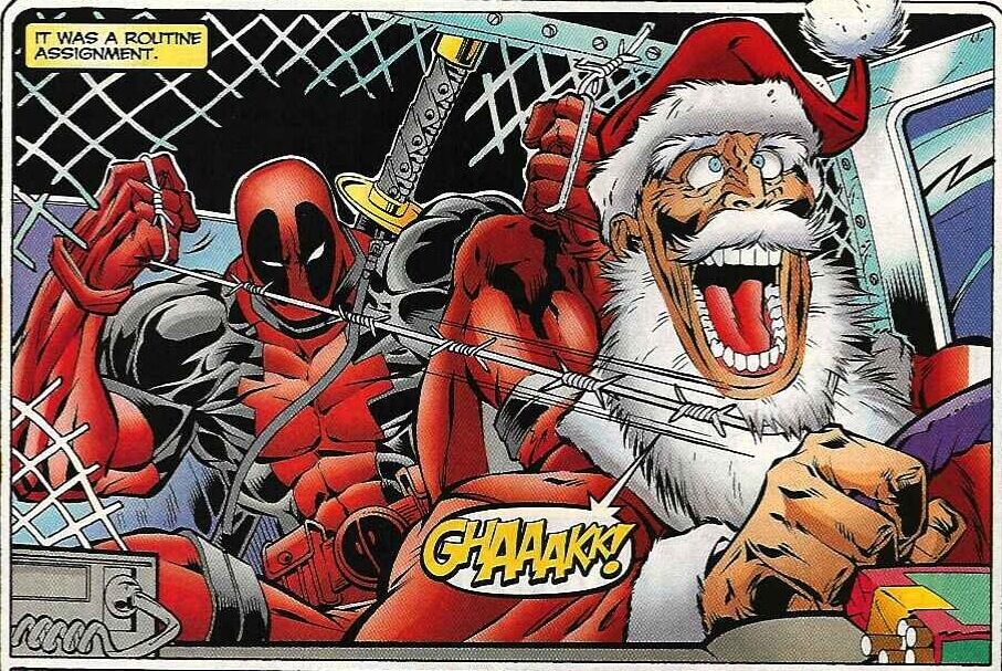 Deadpool Santa Claus