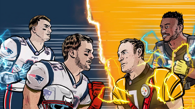 Watch the Patriots and Steelers Face Off in a Real-Life "Civil War"