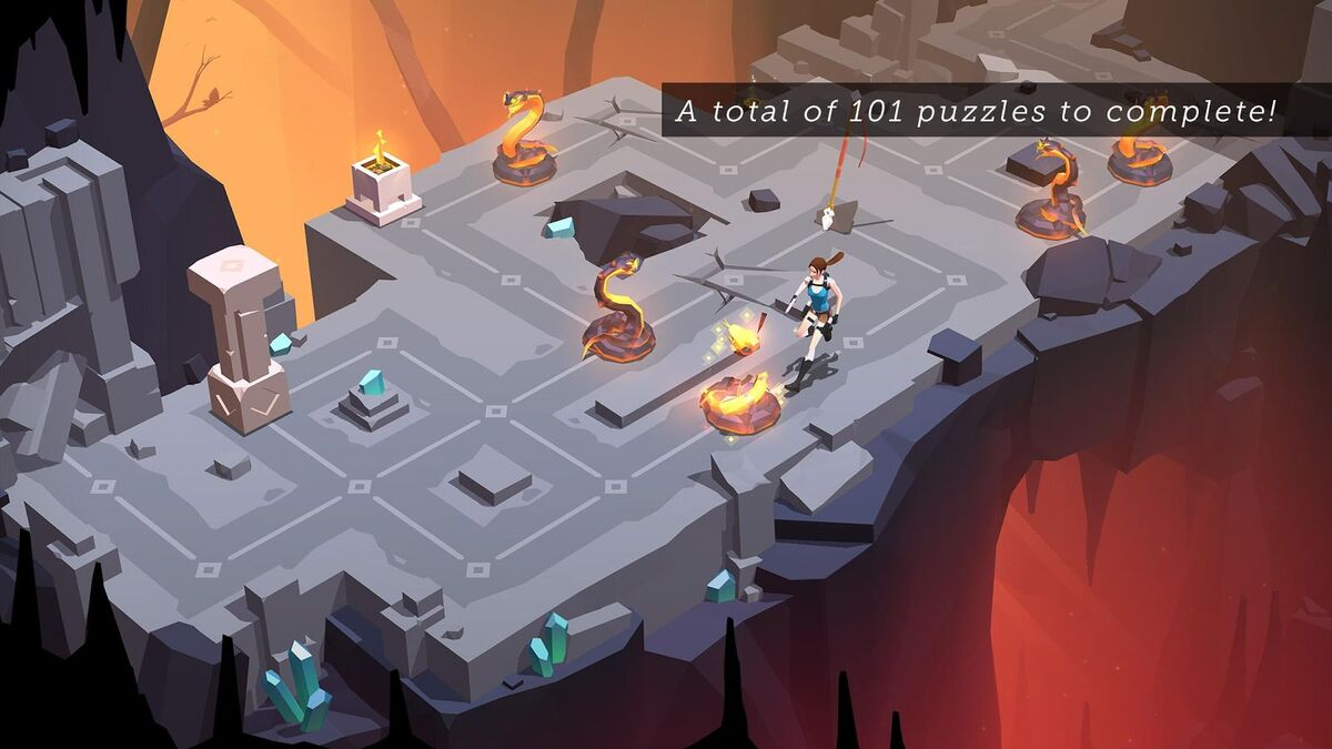 Lara Croft Go mobile game