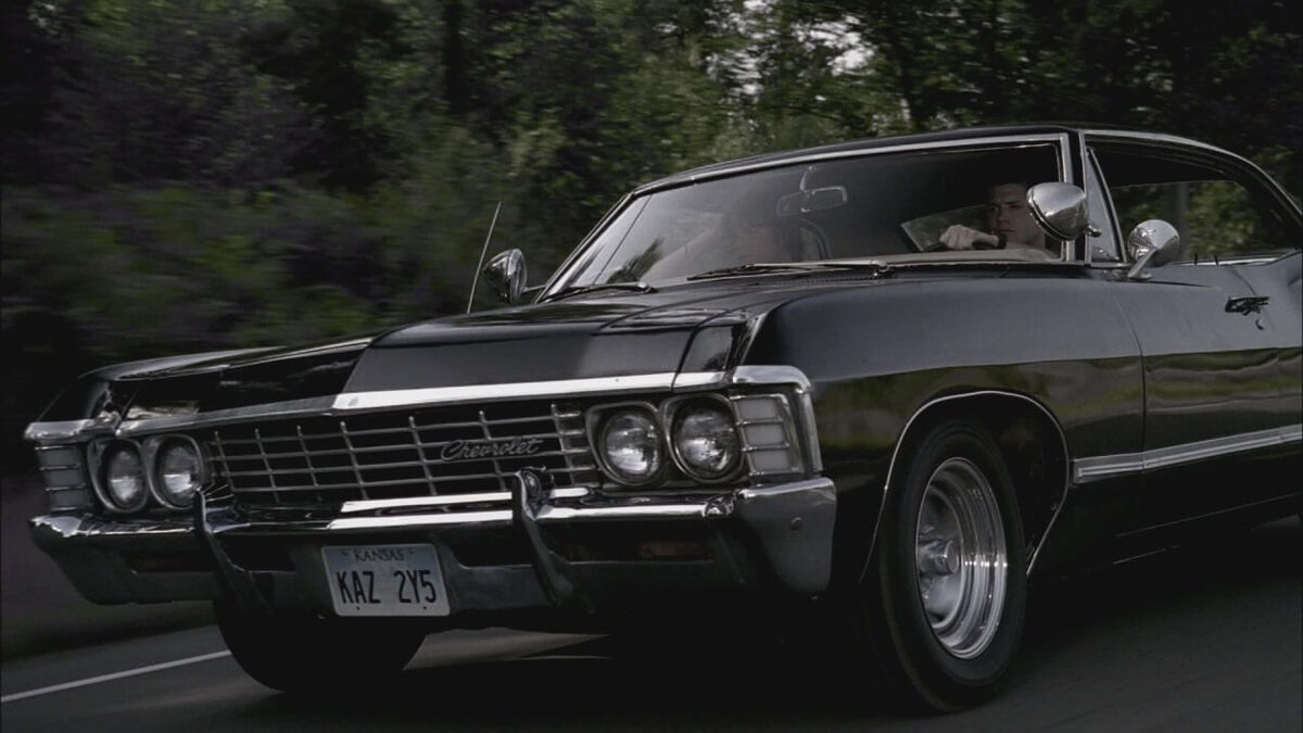 Supernatural black Chevrolet 1967 Impala