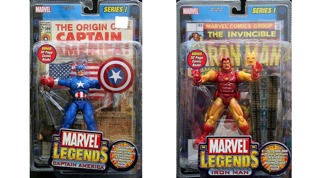 Marvel Legends Celebrates 20 Years With Old School Captain America and Iron  Man | Fandom