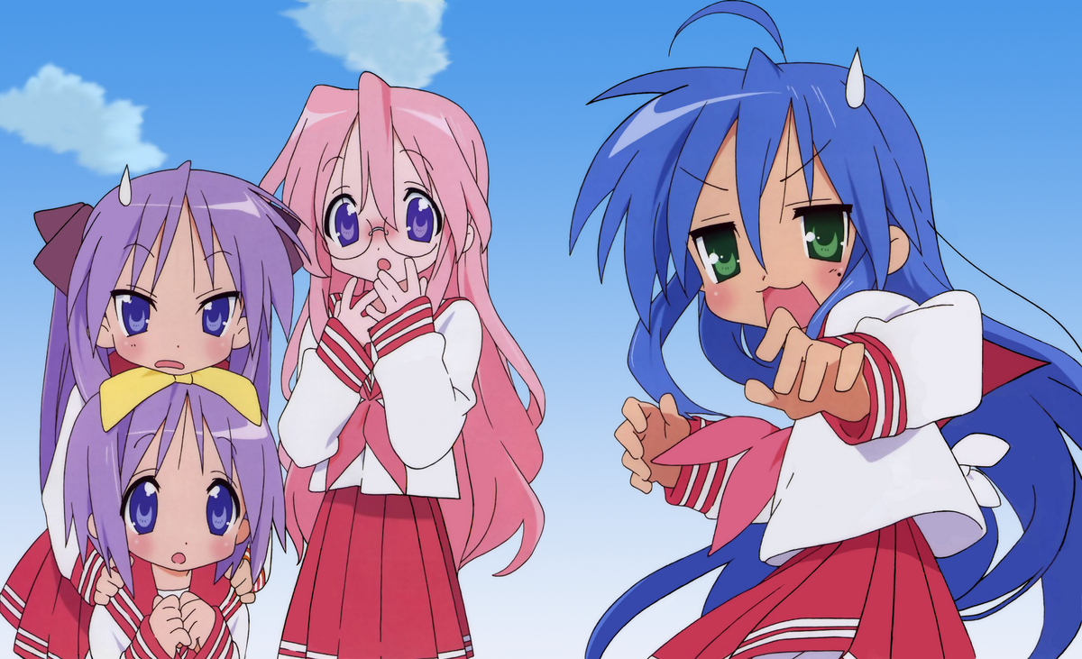 plotless anime that are fun to watch Lucky Star 