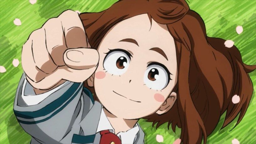 ochaco uraraka zero gravity uravity best girl my hero academia