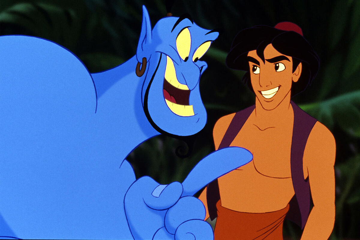 aladdin and genie