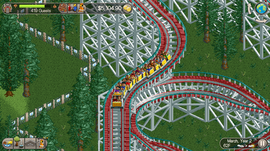 Roller Coaster Tycoon Classic review: Amusement park simulator a ton of fun  on iOS